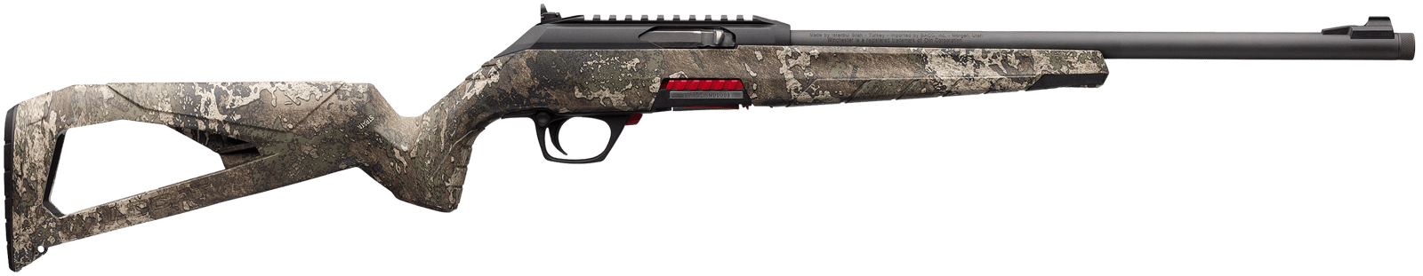 Winchester Repeating Arms 521111102 Wildcat SR Full Size 22 LR 10+1 16.50" Matte Blued Threaded Sporter Barrel, Picatinny Rail Matte Black Polymer Receiver, TrueTimber Strata Skeletonized Synthetic St