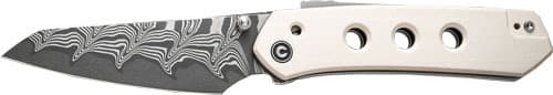 CIVIVI KNIFE VISION FG 3" IVORY DAMASCUS BLADE CLAM PACK