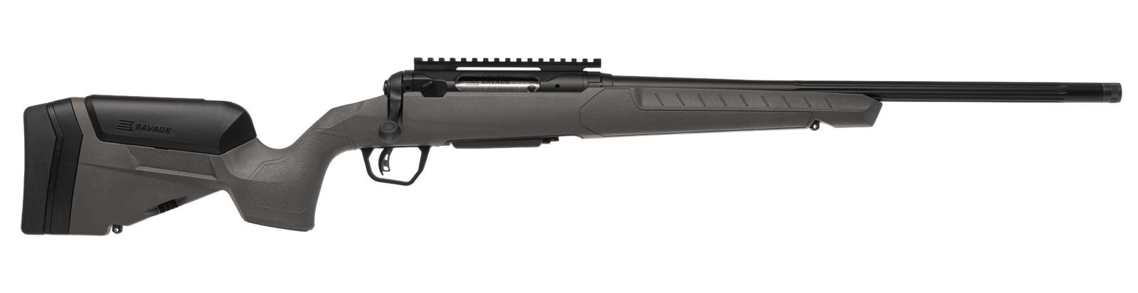 Savage Arms 32422 110 Trailblazer 270 Win 4+1 20" Fluted Barrel, Flat Dark Gray Adj LOP Synthetic Stock, Right Hand