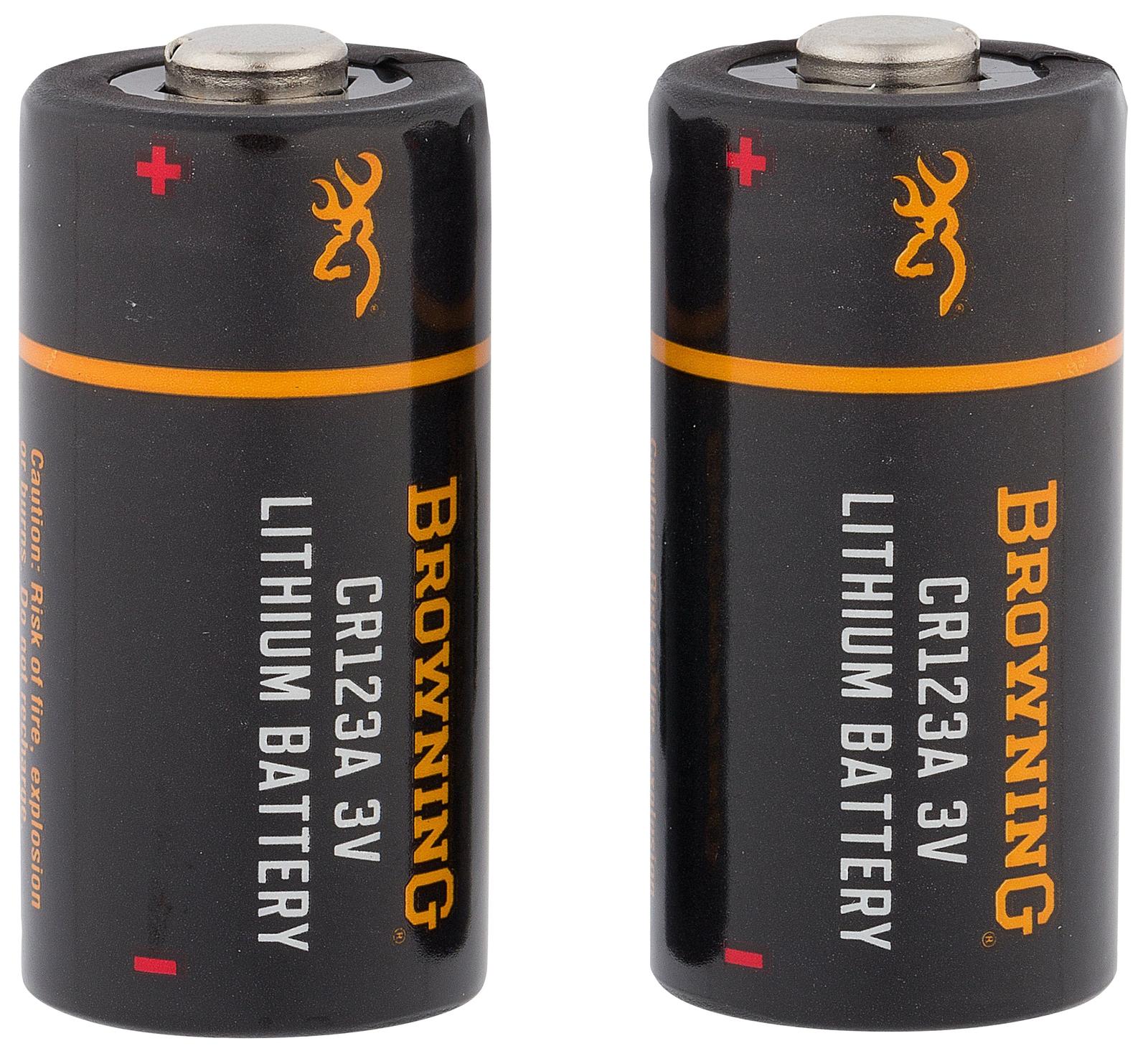 Browning 3742000 CR123A Lithium Batteries  3 Volt 1 (2 PK)
