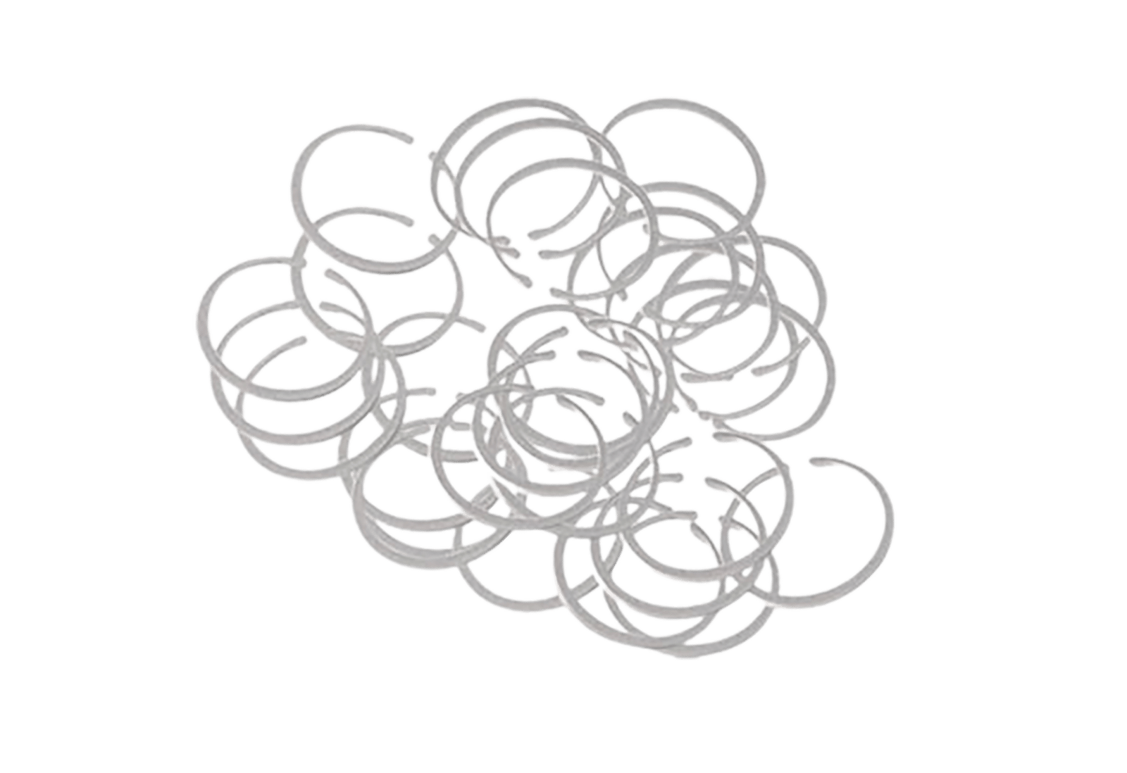 Luth-ar BT-01-30P BOLT Gas Rings 223 Rem/5.56mm AR-15 Silver