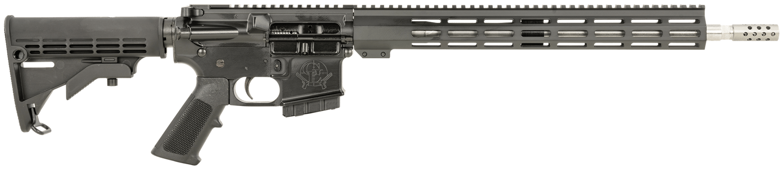 Great Lakes Firearms GL15400SS AR-15  400 Legend 5+1 16" Stainless Threaded Barrel, Black Cerakote Aluminum Receiver w/Picatinny Rail, M-LOK Handguard, Adjustable Black Synthetic Stock, Mil-Spec Grip