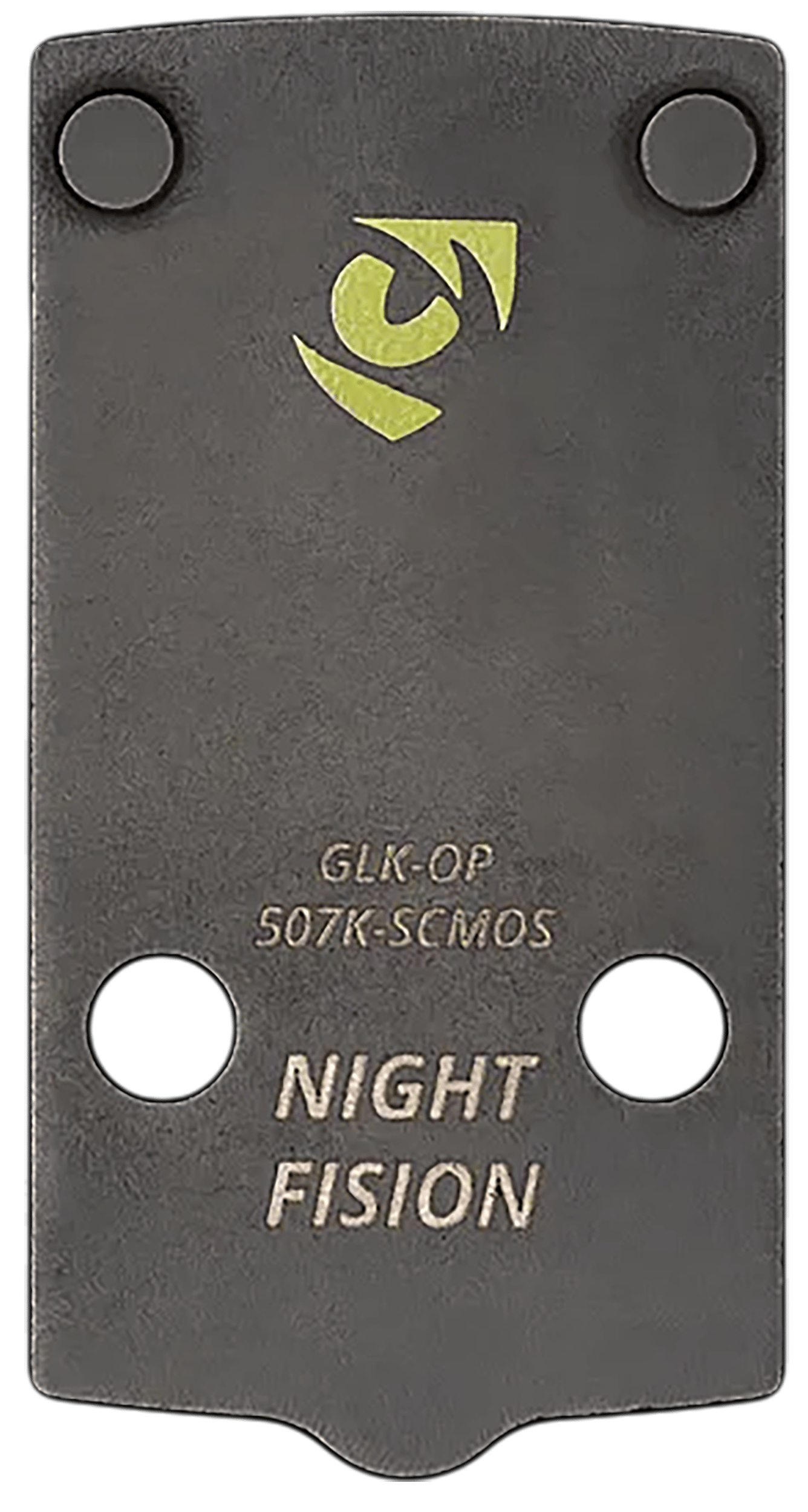 Night Fision GLKOP507KSCMOS Pistol Optic Mount Black Stainless Steel Fits Holosun 507K/407K Compatible w/ Glock 43X/48