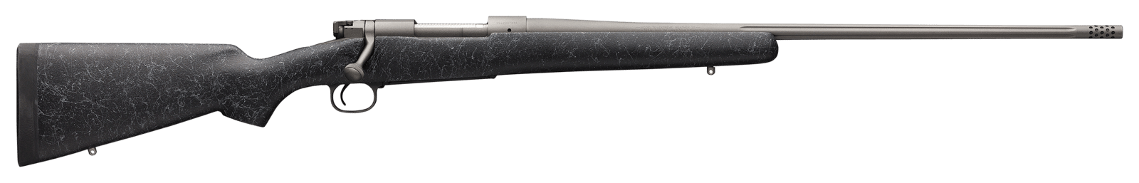 Winchester Guns 535238220 Model 70 Extreme 308 Win Caliber with 5+1 Capacity, 22" Barrel, Tungsten Gray Cerakote Metal Finish & Textured Charcoal Gray Fixed Bell & Carlson Stock Right Hand (Full Size)