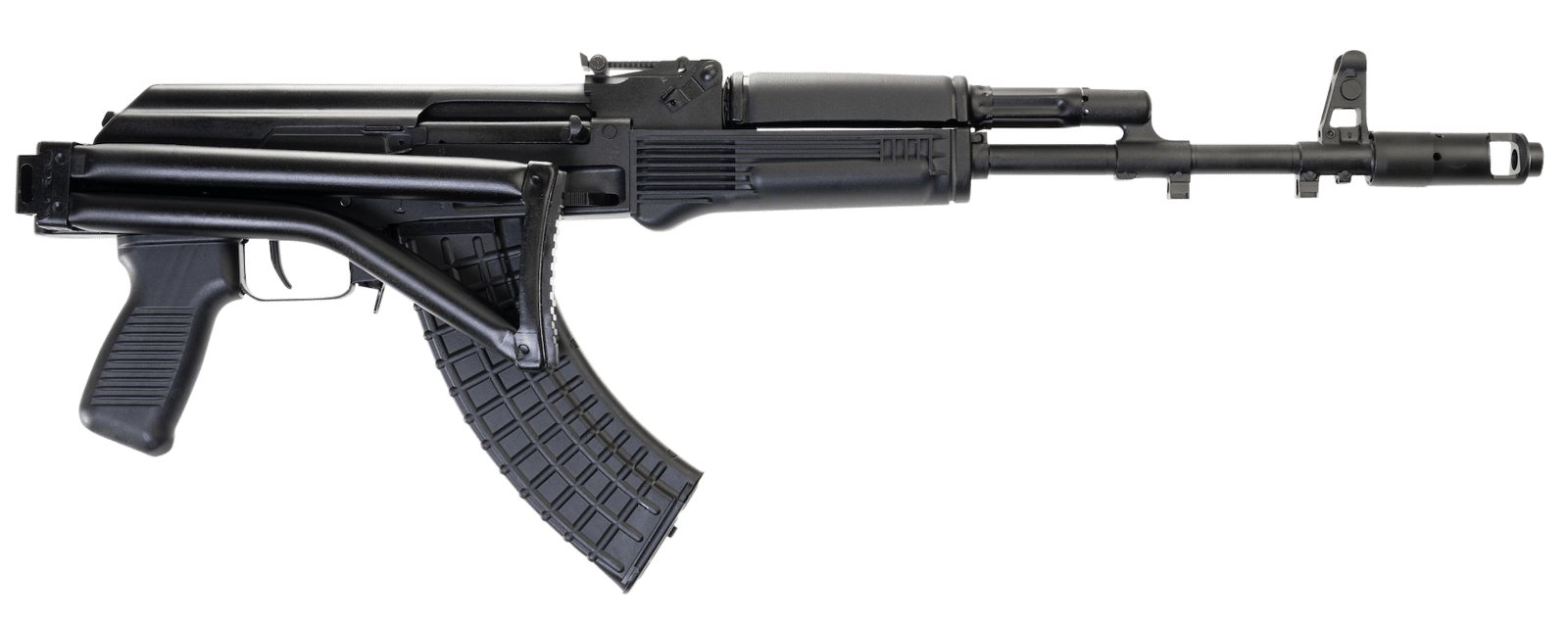 Arsenal SAM7SF-84E SAM7SF 84E 7.62x39mm 10+1 16.33" Black Steel Threaded Barrel, Black Forged & Milled Aluminum Receiver, Black Synthetic Folding Right Side Stock, Black Polymer Grip