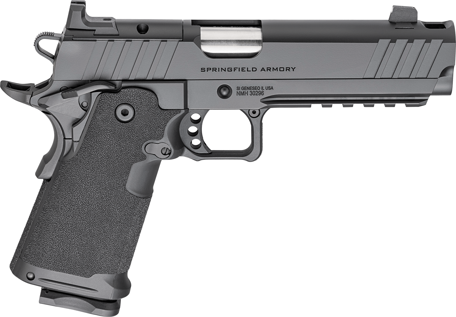 Springfield Armory PH9119AOSLCCOMP Prodigy  9mm 10+1 5" Stainless Black Cerakote Optic Ready Carbon Steel Slide Black Polymer Grip