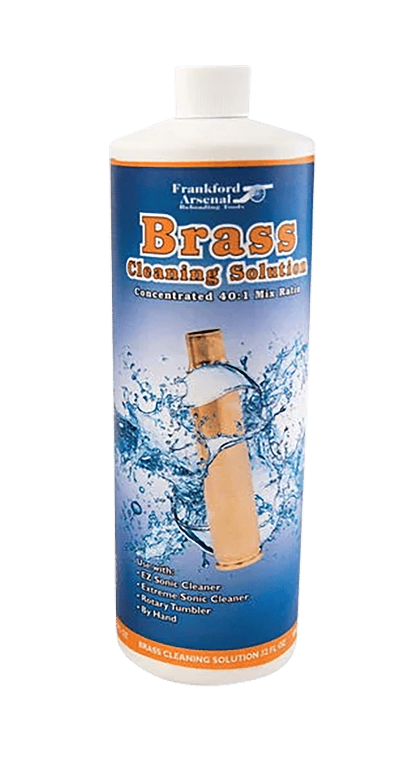 Frankford Arsenal 878787 Ultrasonic Cleaner Brass Cleaner 32 oz Bottle