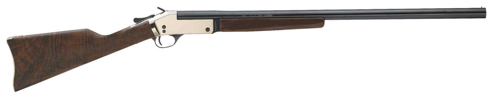 Henry H015B410 Single Shot  410 Gauge with 26" Blued Barrel, 3" Chamber, 1rd Capacity, Polished Brass Metal Finish & American Walnut Stock Right Hand (Full Size)