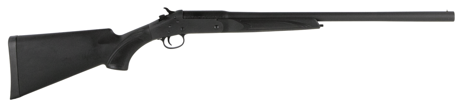 Stevens 22559 301  Compact 20 Gauge Break Open 3" 1rd 22" Matte Black Single Shot Barrel, Matte Black Carbon Steel Receiver, Fixed Matte Black Synthetic Stock, Ambidextrous