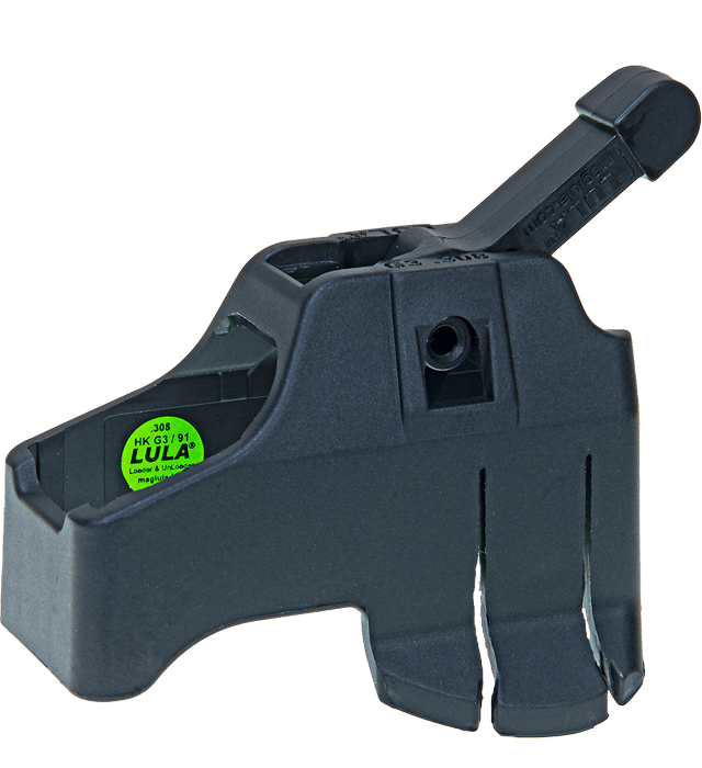 Maglula LU25B LULA Loader & Unloader Made of Polymer with Black Finish for 308 Win, 7.62x51mm NATO HK 91, G3