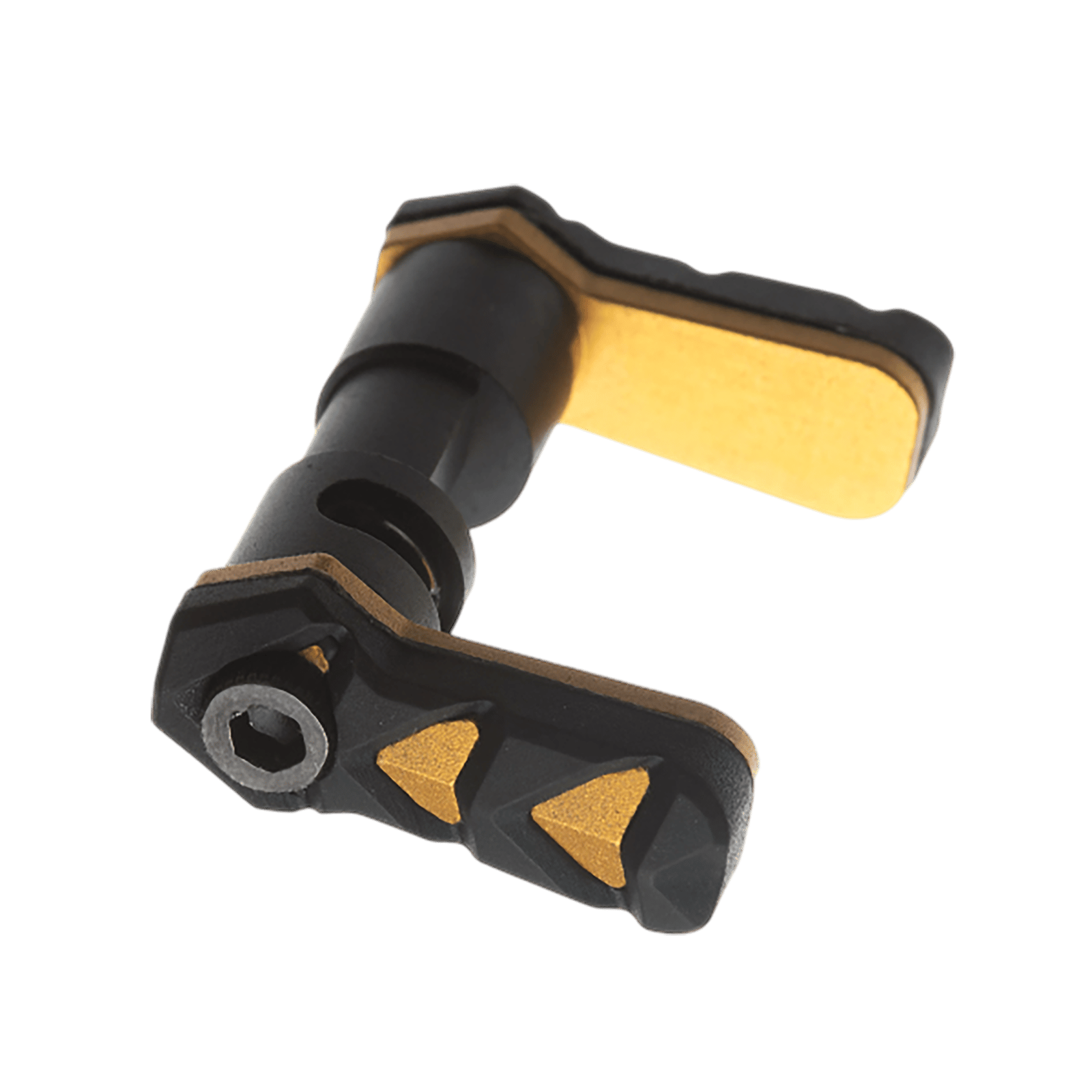 Tyrant CNC TDSSARGOLD Safety Selector Nexgen AR-15 Gold Aluminum/Rubber