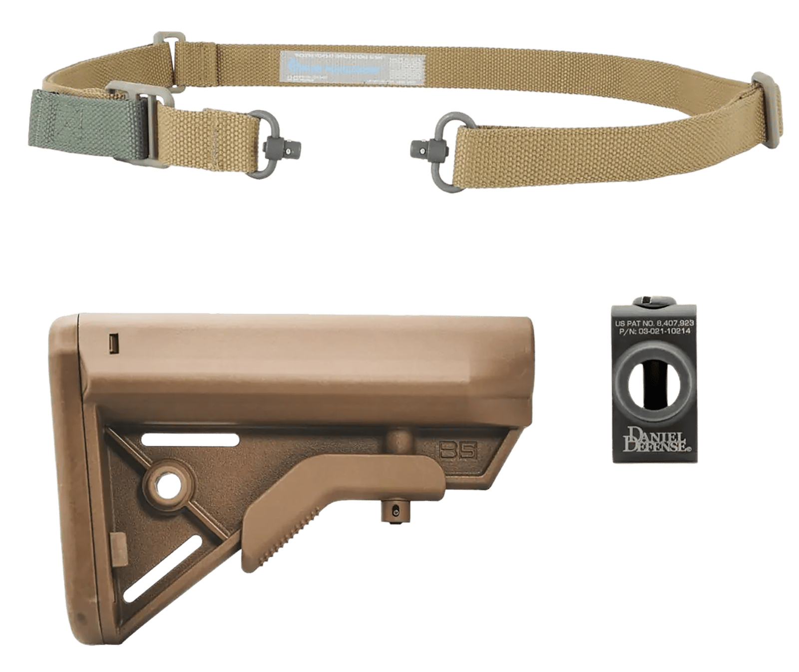 Blue Force Gear KSP0088CB M4 Modern Combat Sling Kit Coyote Brown