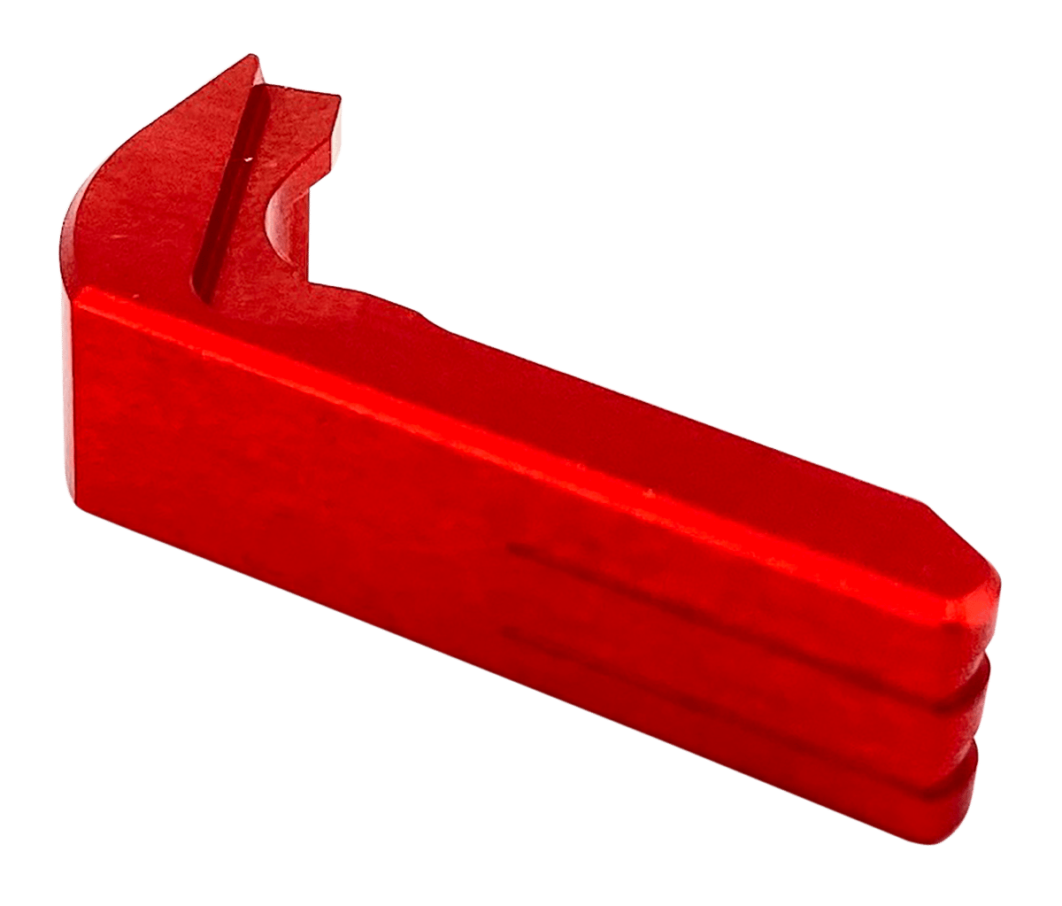 Cross Armory CRGMCRD Mag Catch  Extended Compatible w/ Glock Gen1-3/P80 Red Anodized Aluminum