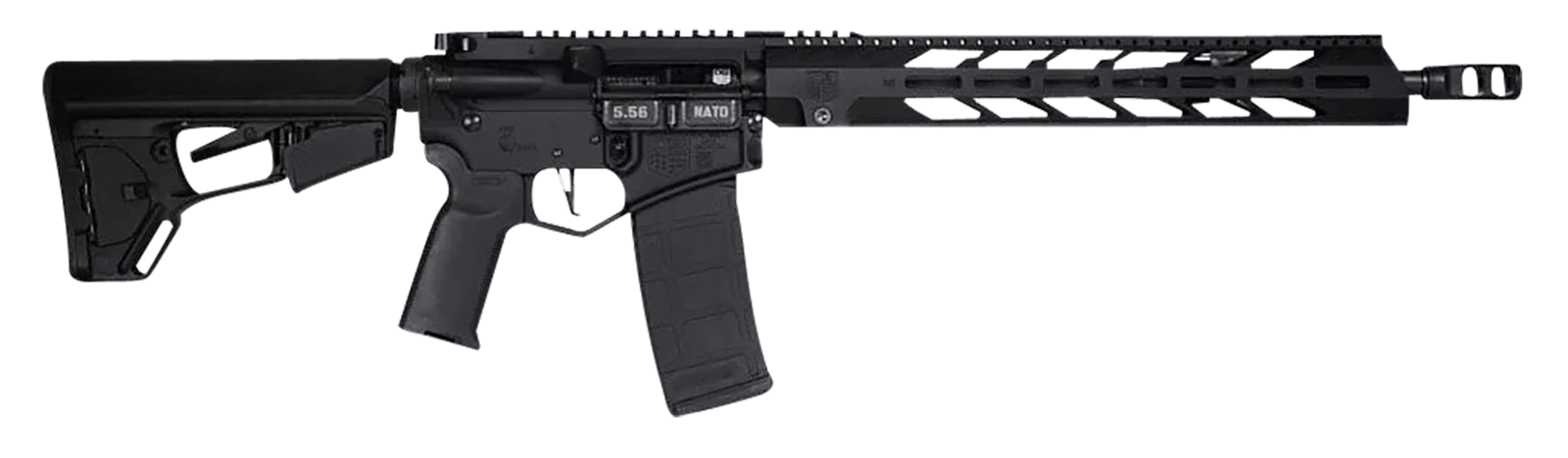 Diamondback DB1758K001 DB15  5.56x45mm NATO 16" 30+1 Black Adjustable Magpul ACS-L Stock Black Magpul MOE-K2+ Grip