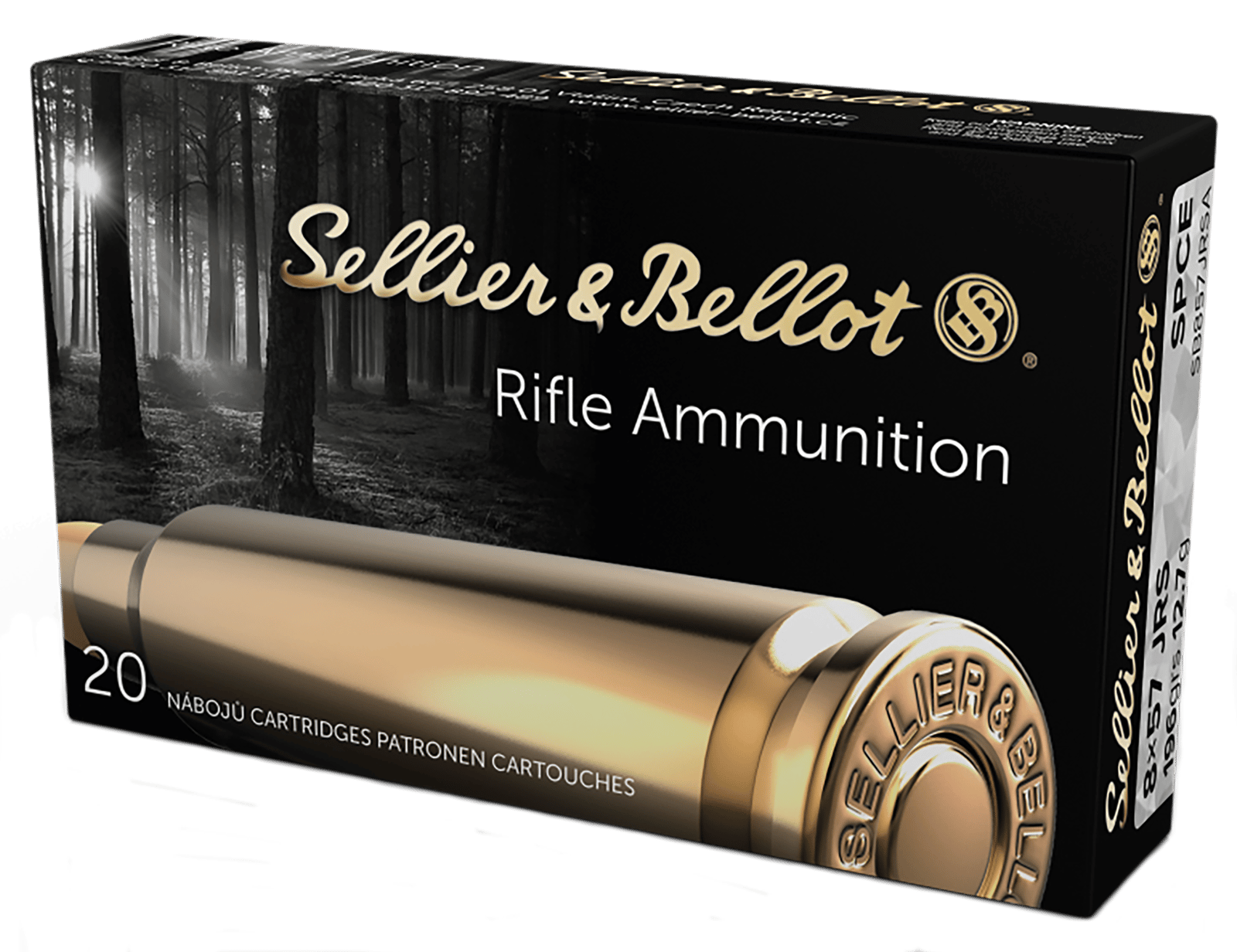 Sellier & Bellot SB857JRSA Rifle  8x57JRS 196gr Soft Point Cut Through Edge 20 Per Box/20 Case
