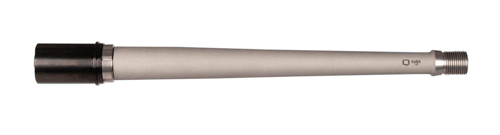 Q LLC ACCFIXBARREL8.612INCH Fixed Barrel Assembly 8.6 Blackout 12" Bead Blasted Matte Stainless Steel Barrel