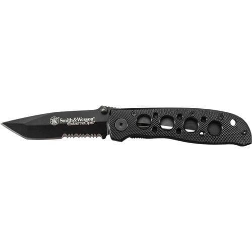 Smith & Wesson Extreme Ops Tanto Folding Knife 3 1/4" Blade Black
