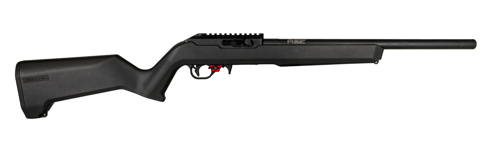 Franklin Armory 0290002BLK F22 V 22 LR 10+1 18" Black Integrated Suppressor Barrel, Black Hardcoat Anodize Aluminum Receiver w/Picatinny Rail, Black Magpul MOE X-22 Synthetic Stock, 22-EZ Binary Trigg