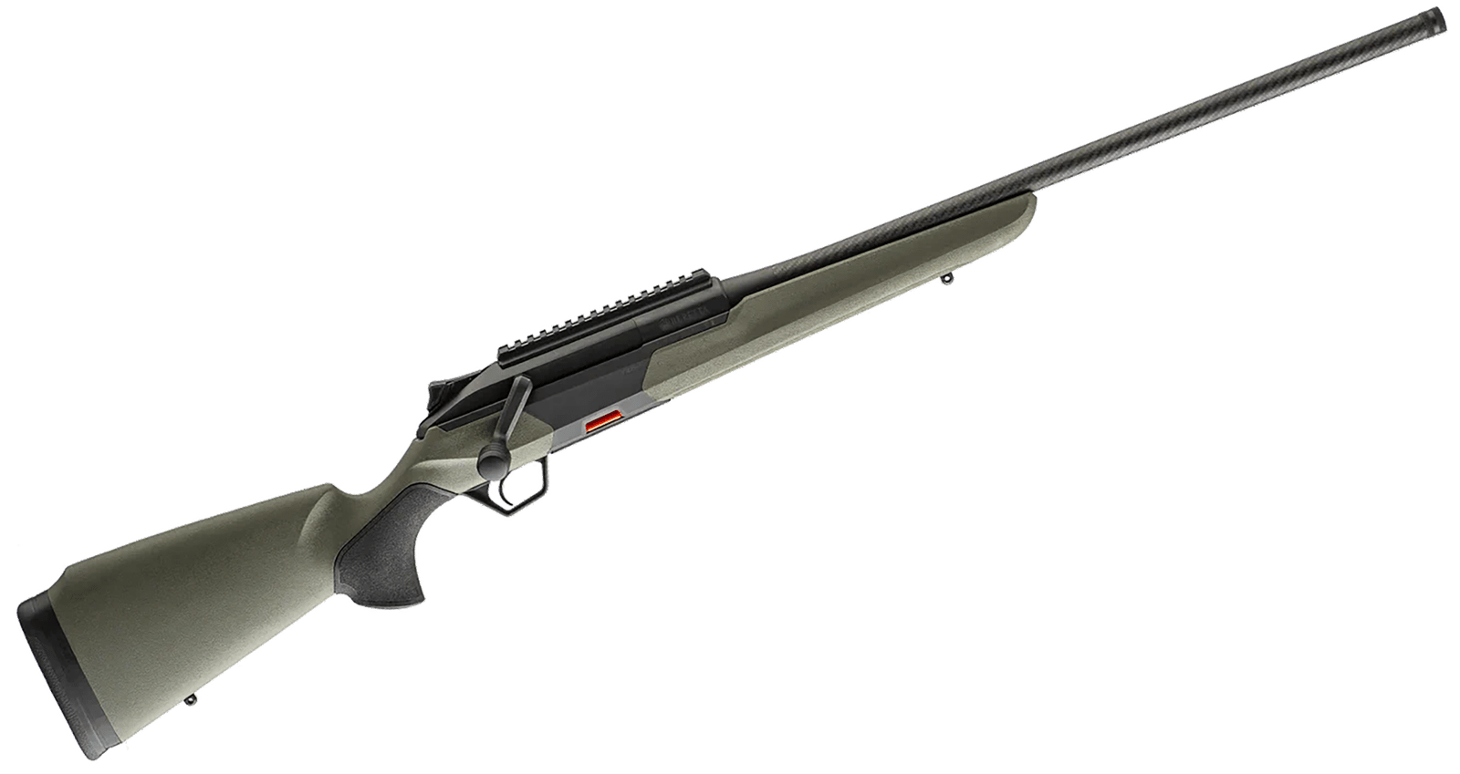 Beretta USA JBRX1W33124 BRX1 Carbon 300 Win Mag 5+1 24" Carbon Fiber Wrapped Steel Threaded Barrel, Black Picatinny Rail Receiver, Fixed Negative Comb w/Adj LOP OD Green Synthetic Stock