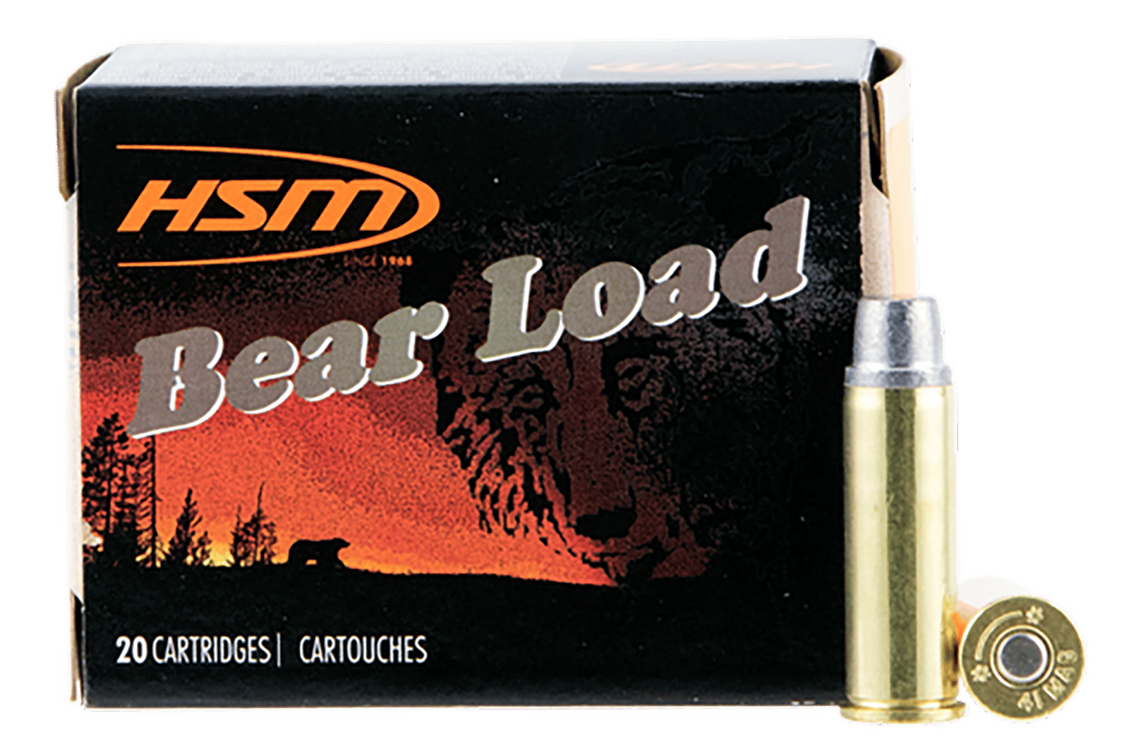HSM 414N Bear Load  41 Rem Mag 230 gr Semi Wadcutter 50 Per Box/ 10 Case