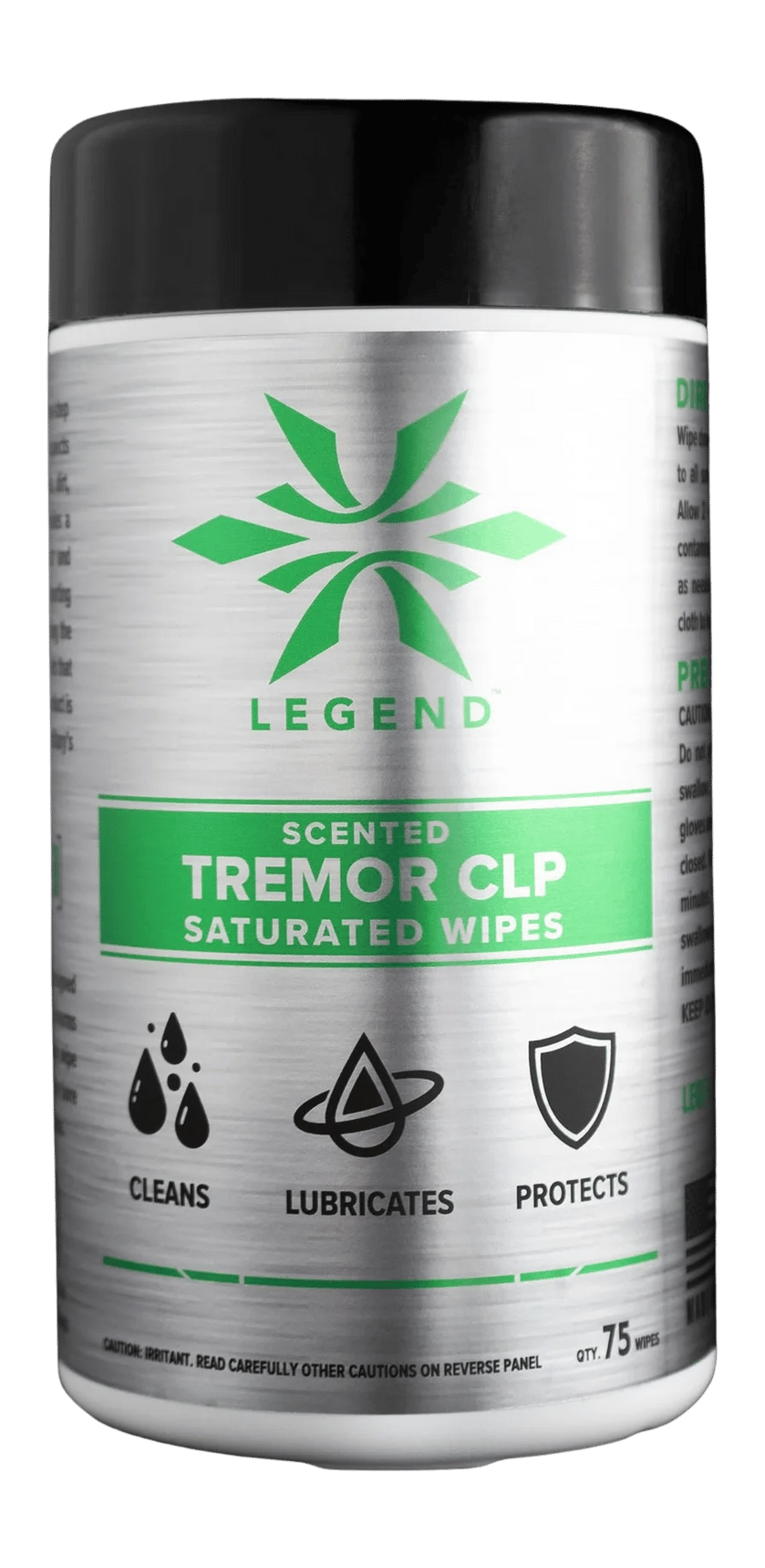 LEGEND TRMR-SW-75 TREMOR SCENTED CLP SATURATD WIPE