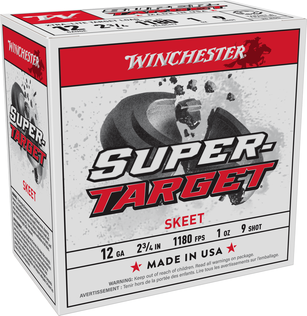 Winchester Ammo TRGTL129 Super-Target Xtra-Lite 12Gauge 2.75" 1oz 9Shot 25 Per Box/10 Case