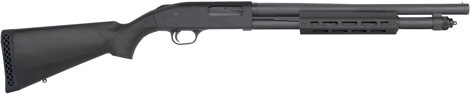 Mossberg 50766 590A1 Tactical 12 Gauge 3" 6+1 18.50" Cylinder Bore Barrel Black Parkerized Rec Black Synthetic Stock Right Hand Includes M-LOK Handguard