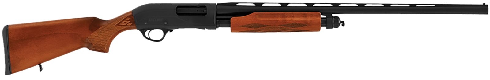 Hatsan USA HEWS202805W2 Escort WS  Full Size 20 Gauge Pump 3" 4+1 28" Black Chrome Vent Rib Barrel, Black Anodized Grooved Aluminum Receiver, Adjustable Turkish Walnut Stock