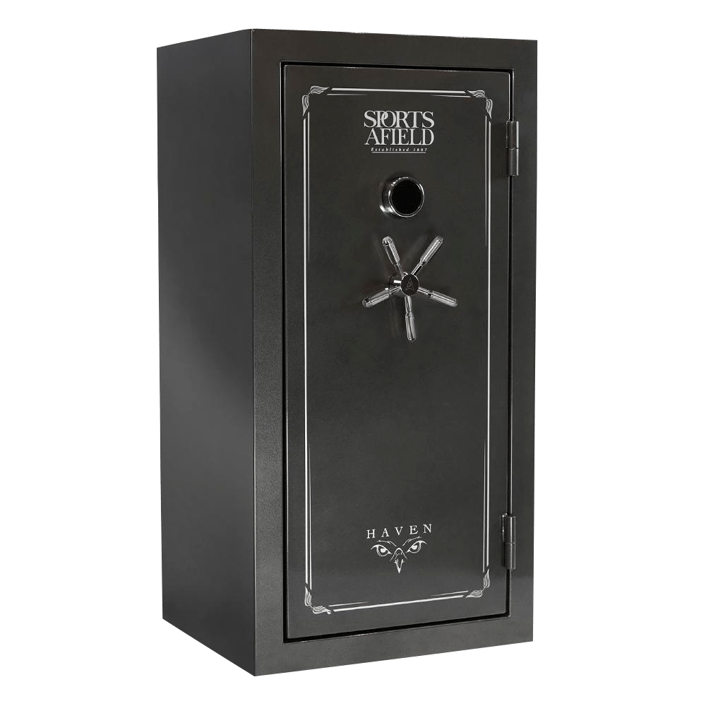 Sports Afield SECSA5930HX Haven  Electronic Keypad/Key Entry Dark Gray Metallic Steel Holds 36 + 6 59" H x 30" W x 25" D Fireproof- Yes