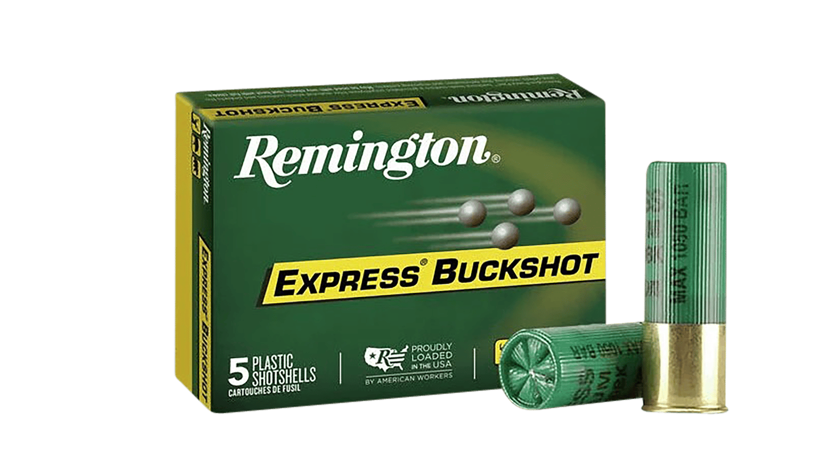 Remington Ammunition 20406 Express Buckshot 12Gauge 2.75" 000Buck Shot 5 Per Box/50 Case