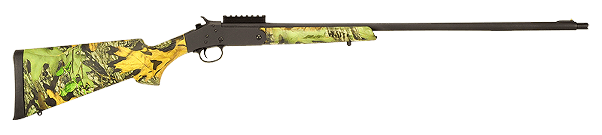 Stevens 19253 301 Turkey 410 Gauge Break Open 3" 1rd 26" Matte Black Steel Barrel, Matte Black Carbon Steel Receiver w/Rail Mount, Sporter Mossy Oak Obsession Synthetic Stock, Ambidextrous