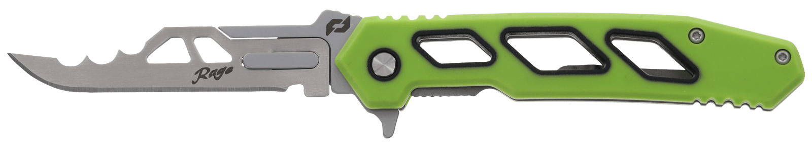 Schrade 1197645 Isolate Enrage 7 2.60" Folding Scalpel Plain Satin 420A Steel Blade, 4.25" Green Non-Slip Carbon Fiber Handle, Includes Blade Removal Tool/Case/Sheath/