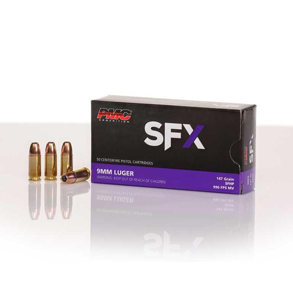 PMC 9MM 147GR SFX HP 50RD