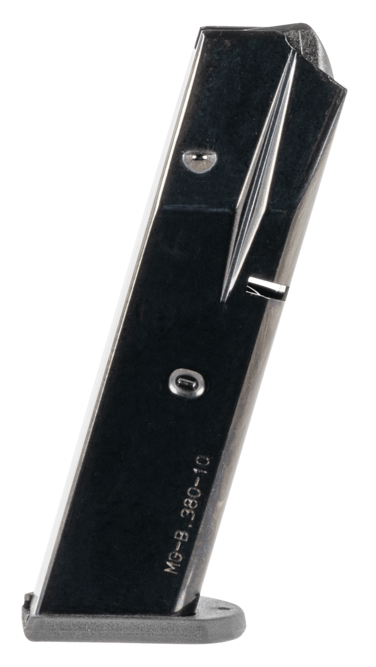 Mec-Gar MGBRBDA10B Browning 10rd 380 ACP, Fits Browning BDA Blued Carbon Steel