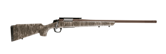 CVA CR3983MOBL Cascade XT 308 Win 4+1 22" Midnight Bronze Cerakote Fluted Threaded Steel Barrel & Receiver w/Picatinny Rail, Mossy Oak Bottomland Adjustable Synthetic Stock, Right Hand