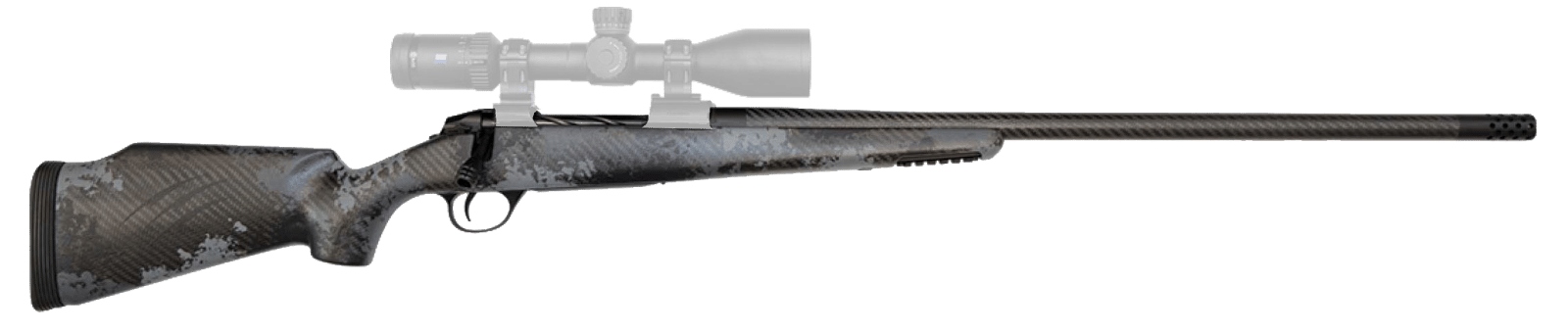 Fierce Firearms FCRG65CM24TP Carbon Rage  Full Size 6.5 Creedmoor 4+1, 24" C3 Carbon Fiber Barrel, Tungsten Gray Cerakote Titanium Receiver, Phantom Camo Fixed Fierce Tech C3 Stock, Right Hand