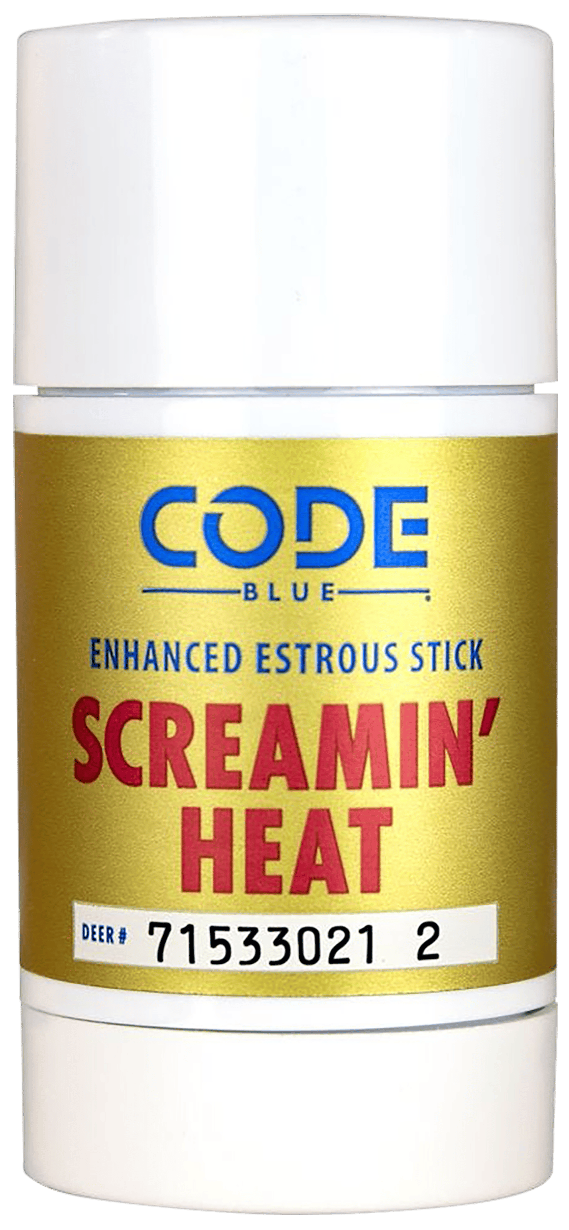 Code Blue OA1418 Screamin' Heat Stick Doe Urine Scent Wax 2.60 oz Scent Stick