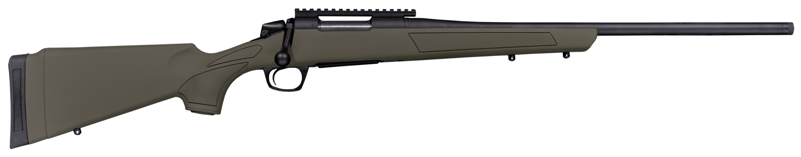 CVA CR3902G Cascade 270 Win 4+1 24" Black Cerakote Steel Threaded Barrel, Black Cerakote Receiver, OD Green Synthetic Stock