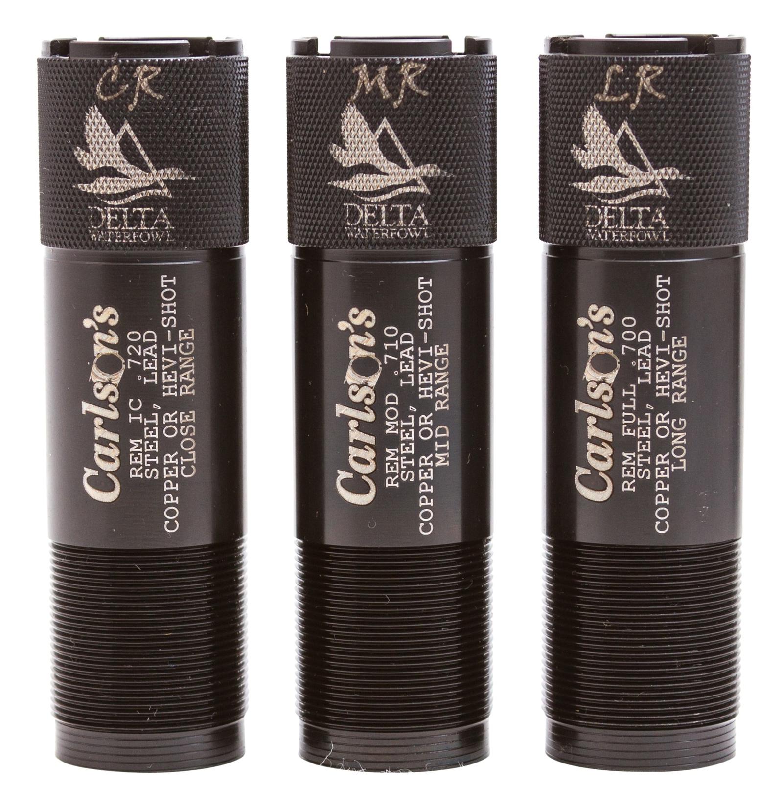 Carlson's Choke Tubes 07269 Delta Waterfowl Remington Rem Choke 12 Gauge Mid/Long/Close Range 17-4 Stainless Steel