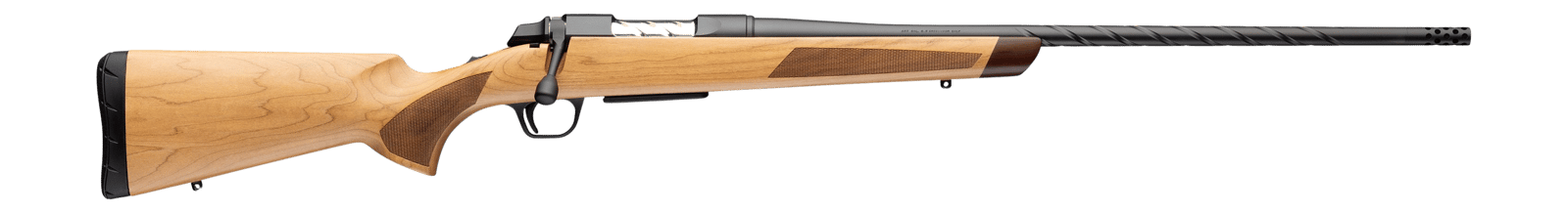 Browning 035849224 AB3 Pro Hunter Deluxe Full Size 270 Win 4+1 22" Matte Blued Spiral Fluted Threaded Barrel, Matte Blued Steel Drilled & Tapped Receiver, Maple Fixed Stock