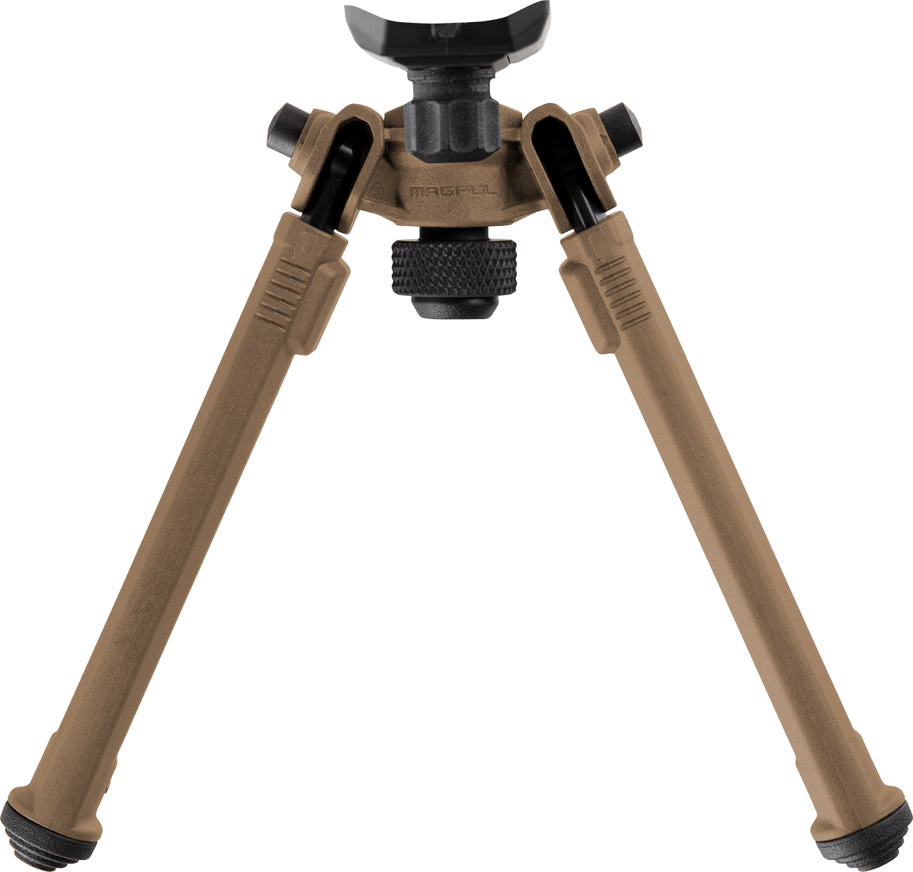 Magpul MAG1075-FDE Bipod made of Aluminum with Flat Dark Earth Finish, Sling Stud Attachment, 6.30-10.30" Vertical Adjustment & Rubber Feet for AR-Platform