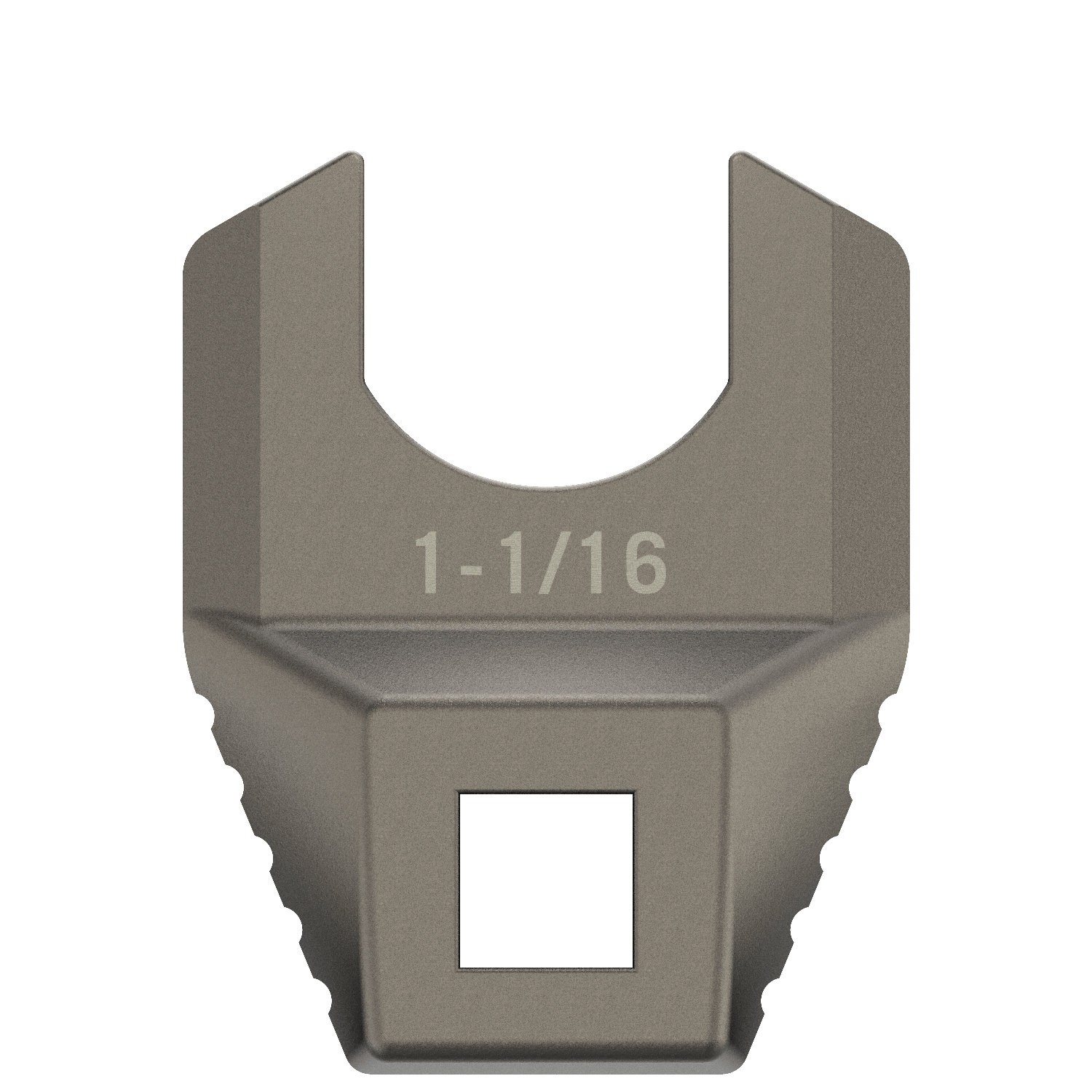 Real Avid AVMF1116BNW Master -Fit Barrell Nut Wrench 1 1/16" Titanium Titanium/Stainless Steel AR-Platform Free-Float Handle