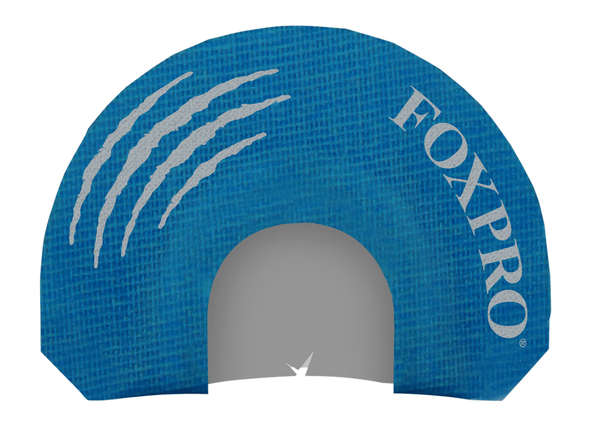 Foxpro COYPUP Coyote Pup Diaphragm Call Triple Reed Coyote Pups Sounds Attracts Coyotes Blue