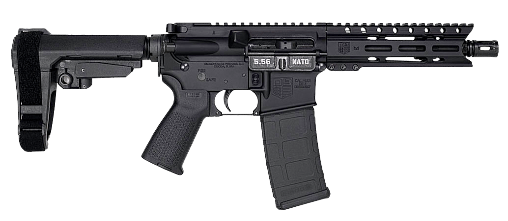 Diamondback DB1913K001 DB15 AR Pistol Carbine Length 5.56x45mm NATO 7" 30+1 Black SBA3 Pistol Brace Stock