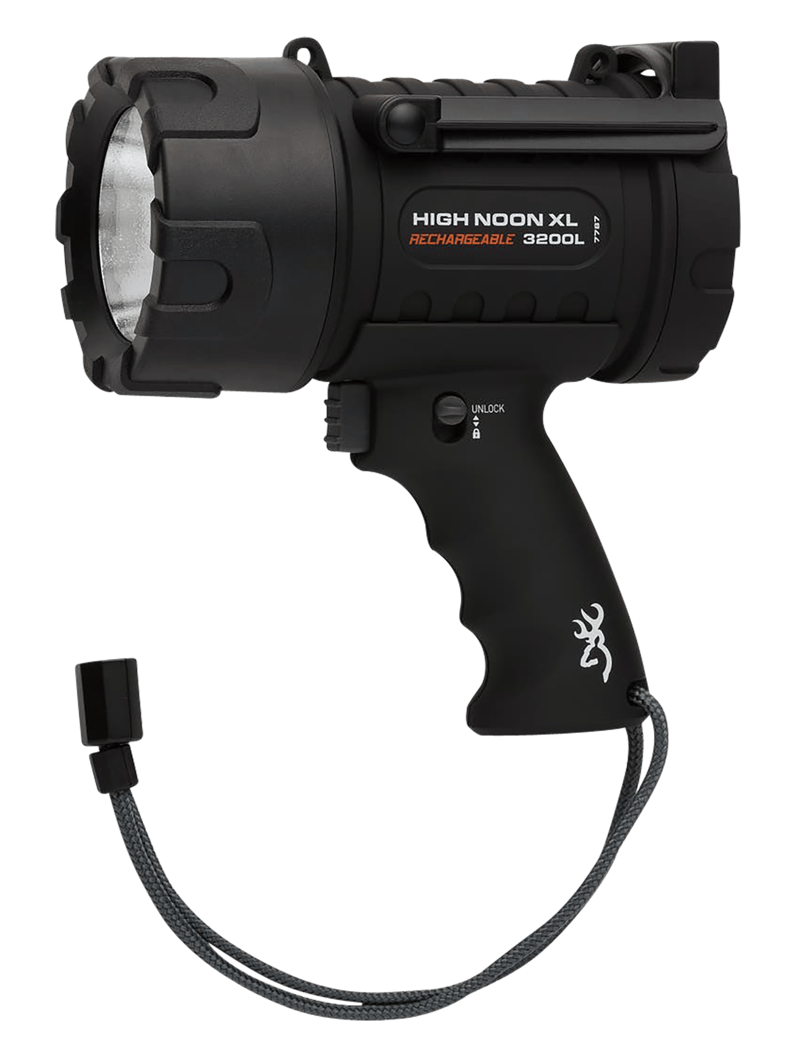 Browning 3717787 High Noon XL Black 100-3200 Lumens White LED Polymer