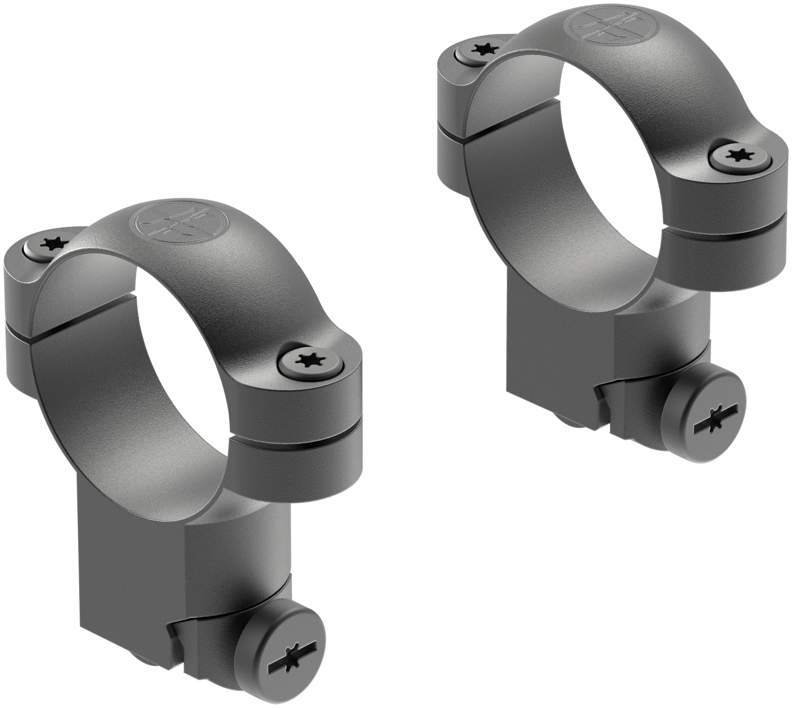 Leupold 51043 Ringmounts Matte Black Ruger M77 30mm Super High