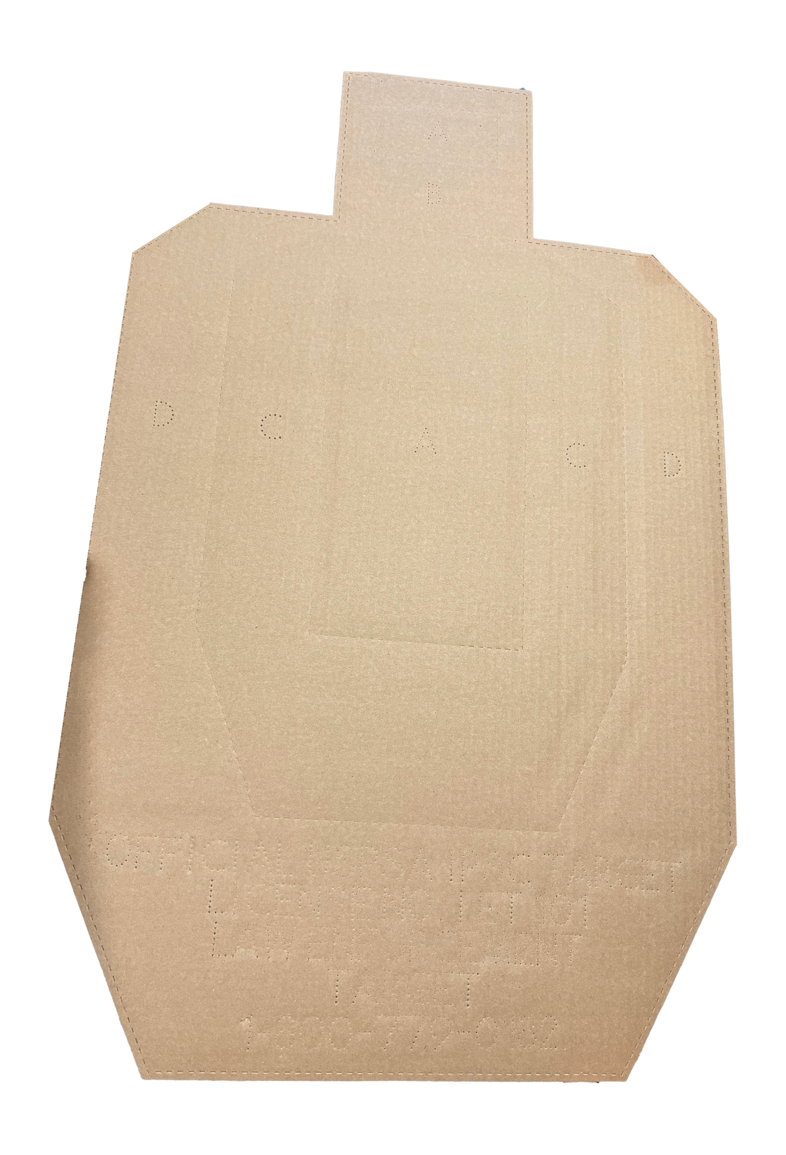 Action Target IPSC-CB IPSC/USPSA Targets Hanging Cardboard 18" x 30" 100Ct