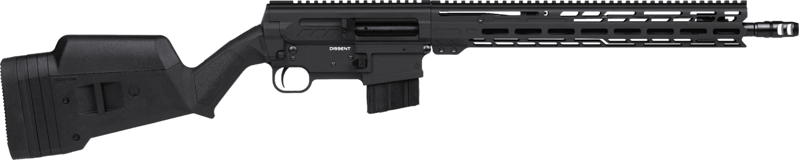 CMMG V8AC60CAB Dissent BR4 *CA Compliant 22 ARC 10+1 16.10" Black Armor Cerakote Aluminum Receiver, Magpul SGA Stock, Zeroed Drop-In Single Stage Trigger