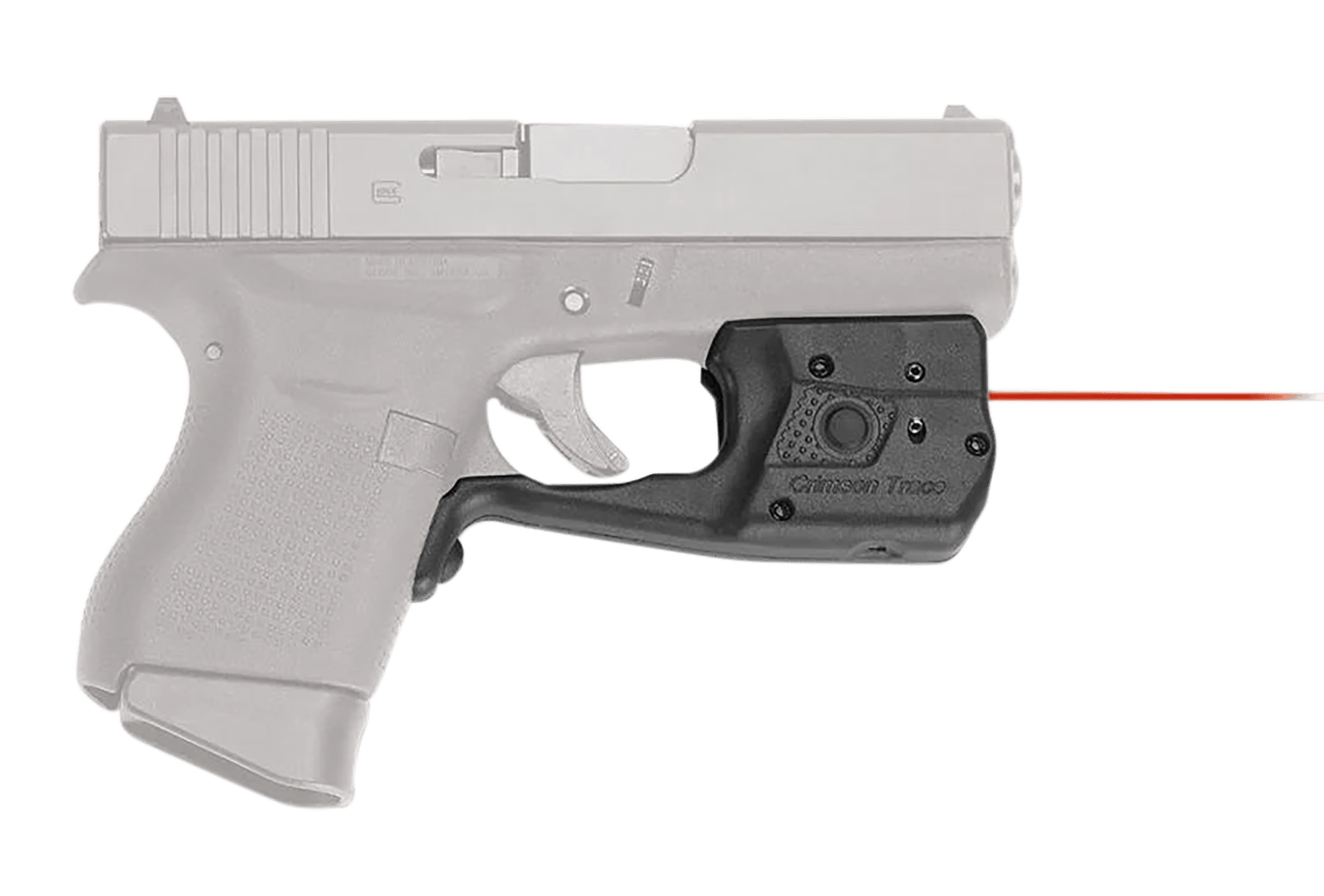 Crimson Trace 0152801 Laserguard Pro Compatible w/Glock 42/43/43X/48, Red Laser/White Light