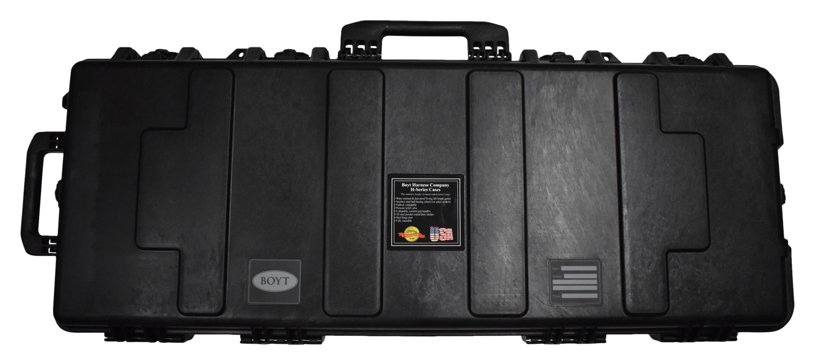 Boyt Harness H41XD Tactical AR/Carbine Case Black Polypropylene Foam Padding Weather Resistant